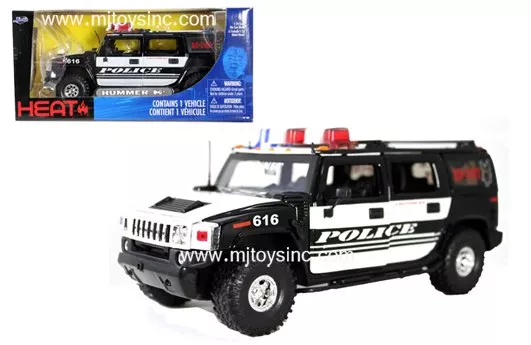 Jada 1:24 2011 Hummer H2 K-9 UNIT Police - Heat - M & J Toys Inc