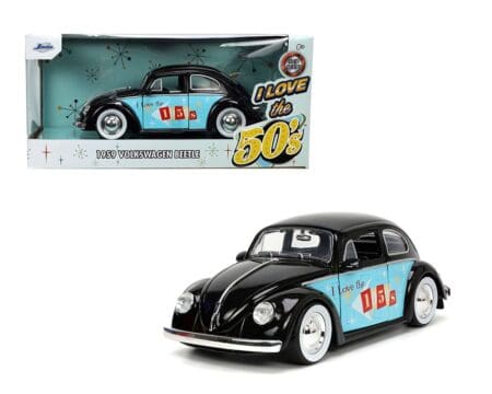 Jada 1:24 1959 Volkswagen Beetle Limited Edition -I Love The 50's - Hollywood Rides