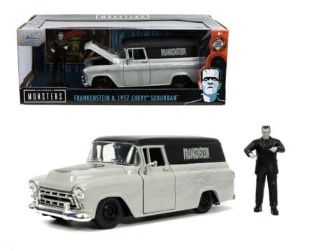 Jada 1:24 Frankenstein & 1957 Chevrolet Suburban - Universal Monsters -Hollywood Rides