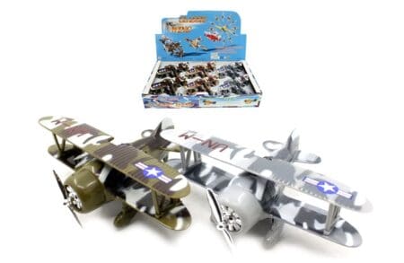 Classic Double Wing Military 4.5″ - Aircraft – Display Tray Box of 6
