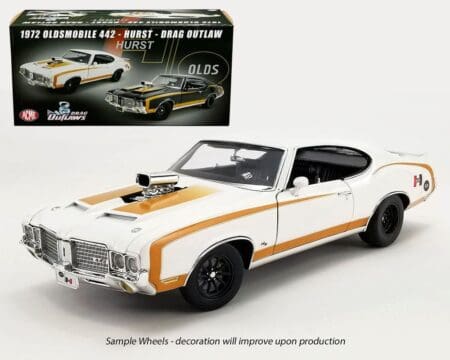 ACME 1:18 1972 Oldsmobile 442 - Hurst - Drag Outlaws Limited 1 of 660