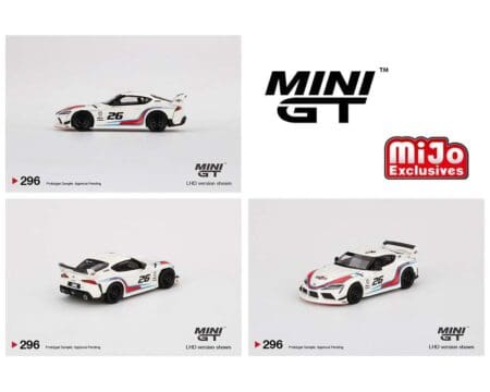 Mini GT 1:64 MiJo Exclusives LB WORKS Toyota GR Supra  Martini Racing