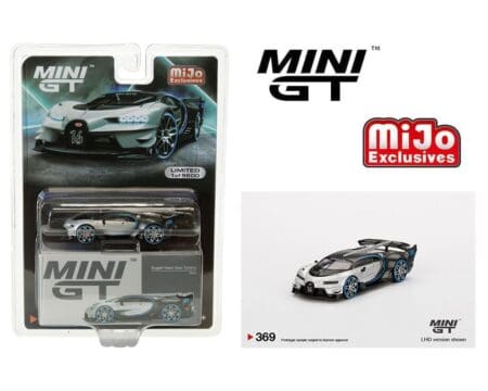 Mini GT 1:64 Bugatti Vision Gran Turismo (Silver)(LHD) - MiJo Exclusives