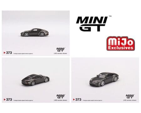 Mini GT 1:64 Porsche 911 (992) GT3 Touring (Agate Grey Metallic) - MiJo Exclusives
