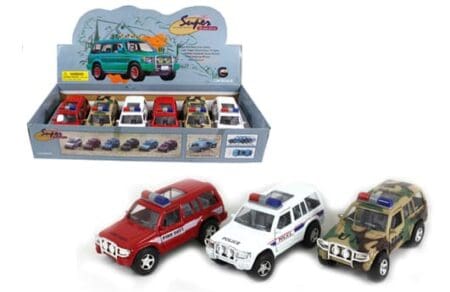 Generic Display Tray Car - 1:24 Super  Town Car Police