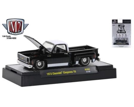 M2 Machines 1:64 Riverside Show Exclusives 1973 Chevrolet Cheyenne 10  "A " Black Limited 6,000 Pieces