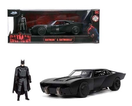 Jada 1:24 2022 The Batman Batmobile with Batman Figure - Hollywood Rides