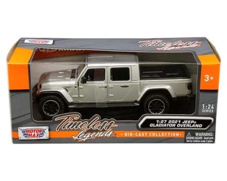 Motormax 1:27 2021 Jeep Gladiator Overland Hard Top - Timeless Legends