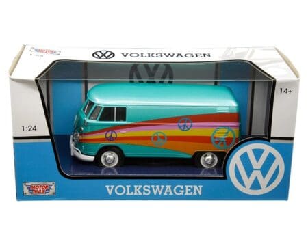 Motormax 1:24 Volkswagen Type 2 T1 Delivery Van Peace