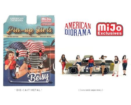 American Diorama 1:64 Pin Up Girls Figure Set - MiJo Exclusives