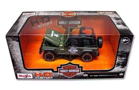 Maisto 1:24 Jeep Wrangler Rubicon - Harley Davidson