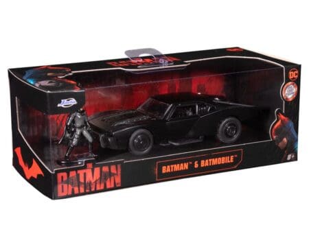 Jada 1:32 Batmobile and Batman Figure - DC's The Batman - Hollywood Rides