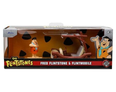 Jada 1:32 Fred Flintstone and Flintmobile - The Flintstones - Hollywood Rides