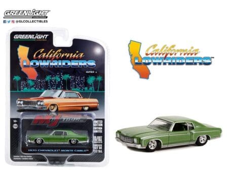 Greenlight 1:64 California Lowriders Series 2 - 1970 Chevy Monte Carlo SS Green