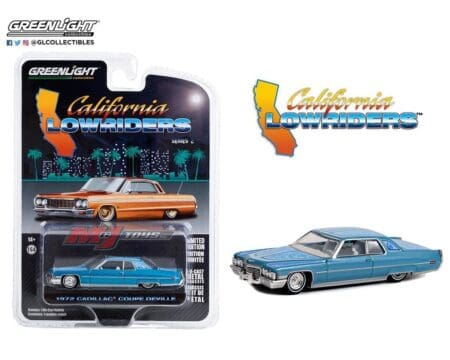 Greenlight 1:64 California Lowriders Series 2 - 1970 Cadillac Coupe Deville Blue