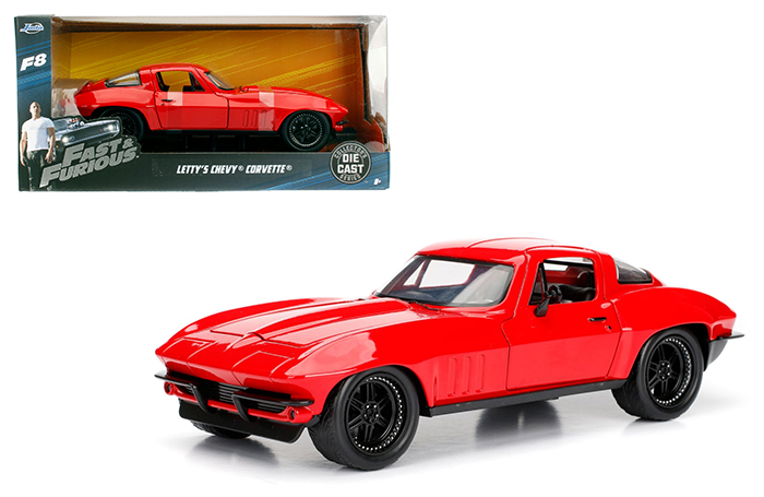 Jada 1:24 Letty's 1966 Chevrolet Corvette Stingray -Fast & Furious