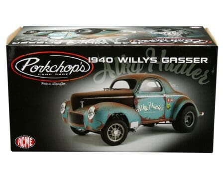 ACME 1:18 Porkchop's 1940 Willys Gasser (Rusted Green) Limited Edition 1 of 636 Pieces