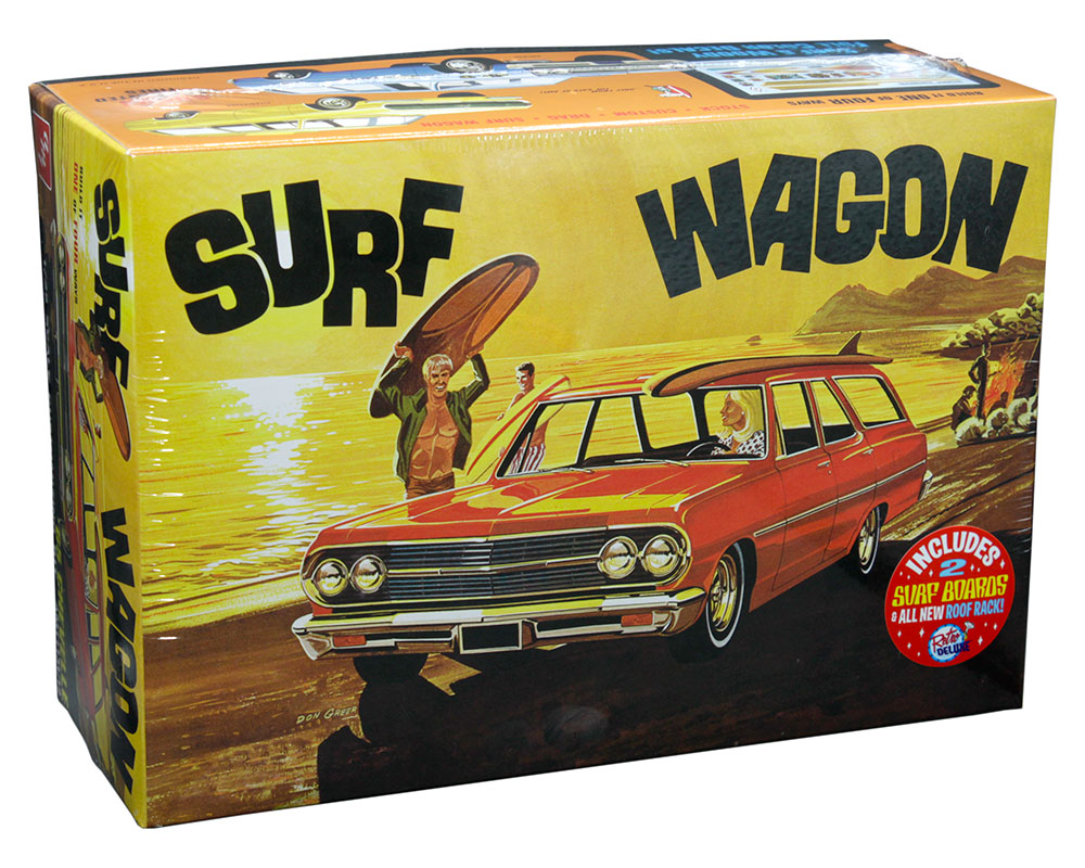 AMT1131 for sale online AMT 1965 Chevy Chevelle Surf Wagon 1:25 Model Kit 
