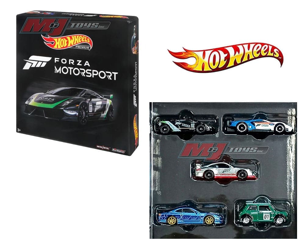 Minicar 1/64 FORZA MOTORSPORT (5-unit set) Hot Wheels PREMIUM FORZA  MOTORSPORT [HFF49-LA10], Toy Hobby