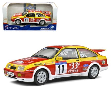 Solido 1:18 Ford Sierra Cosworth Tour De Corse 1987 - #11 Auriol/Occelli