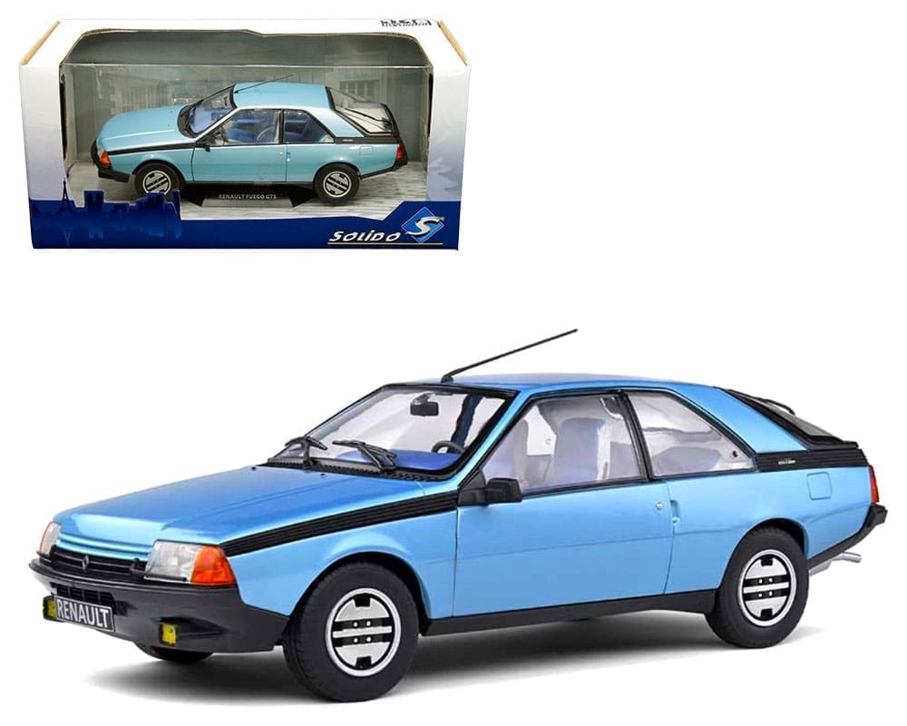 Solido 1:18 1980 Renault Fuego GTS (Blue) - M & J Toys Inc. Die