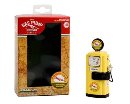 Greenlight 1:18 Vintage Gas Pump Series 11 - 1948 Wayne 100-A Gas Pump Norwalk Gasoline
