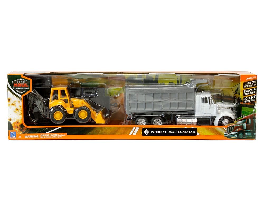New Ray 1:43 International LoneStar Dump Truck (White) with