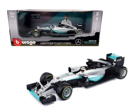 Bburago 1:18 Mercedes-AMG F1 W07 Hybrid 2016 Lewis Hamilton #44 - Race