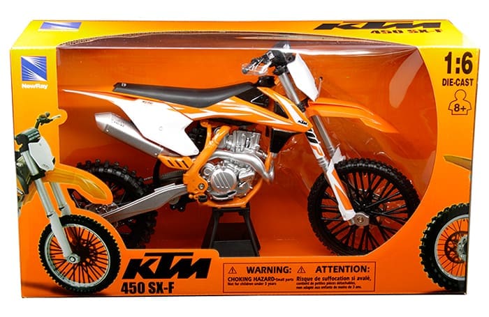 New Ray 1:6 2018 KTM 450 SX-F - Motorcycles - M & J Toys Inc. Die