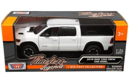 Motormax 1:27 2019 Dodge Ram 1500 Crew Cab Rebel - Timeless Legends