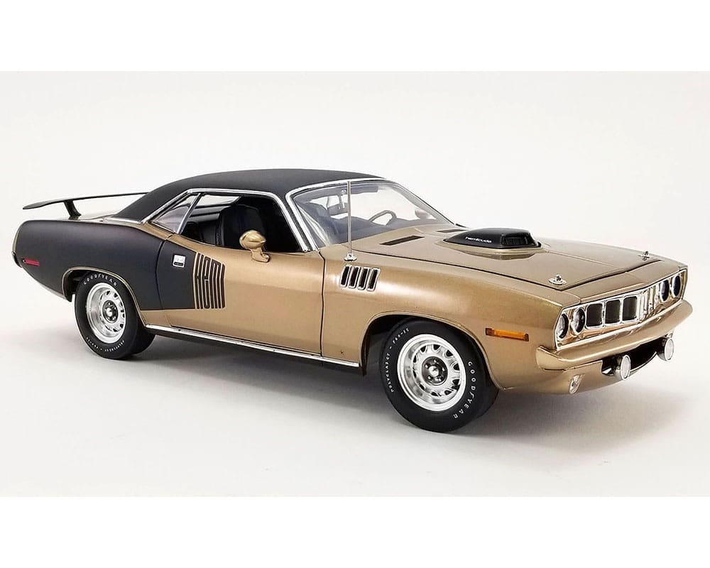 ACME 1:18 1971 PLymouth HEMI Cuda with Vinyl Top - Super Track