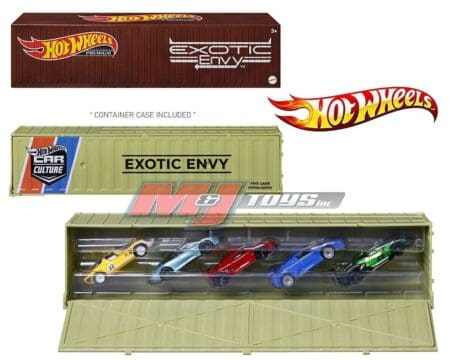 Hot Wheels 1:64 Car Culture Container Bundle 5-Car Set - Exotic Envy