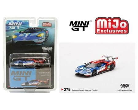 Mini GT 1:64 Ford GT LMGTE PRO #68 - Ford Chip Ganassi Team USA Class Winner 2016 24 Hrs of Le Mans - MiJo Exclusives