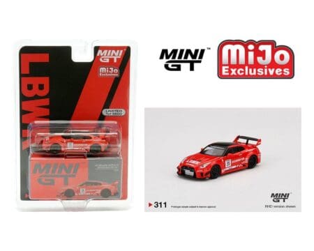 Mini GT 1:64 LB-Silhouette Works GT Nissan 35GT-RR Ver.1 LBWK RHD - MiJo Exclusives - Limited to 3600 pieces