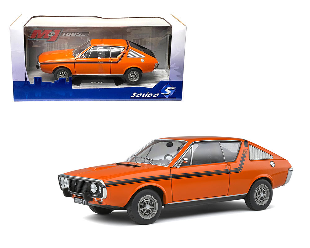 Solido 1:18 Renault 17 Gordini Orange - M & J Toys Inc. Die-Cast  Distribution