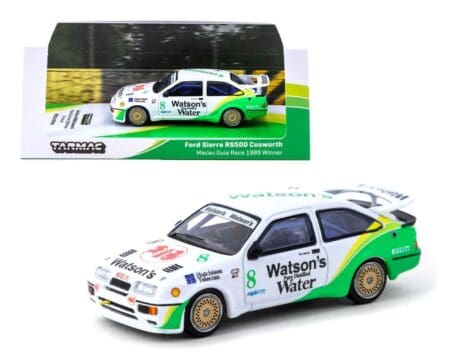 Tarmac Works 1:64 Ford Sierra RS500 Cosworth Macau Guia Race 1989 #8 Winner Tim Harvey - Hobby64
