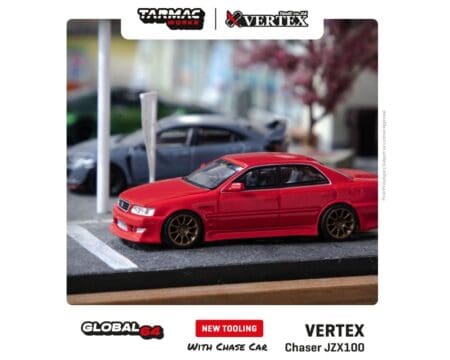 Tarmac Works 1:64 Vertex Chaser JZX100 (Red) - Global64