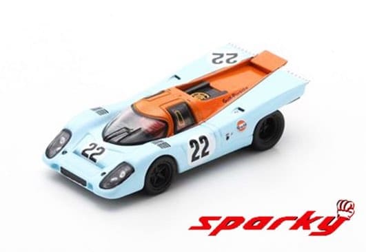 スペシャルオファ Spark Model 1:64 - Porsche 917 K No.22 24H Le Mans 1970 M ミニカー