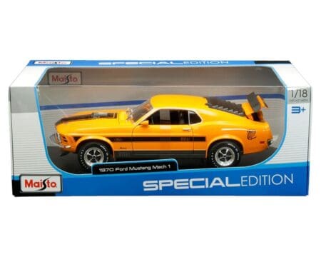 Maisto 1:18 1970 Ford Mustang Mach 1 (Orange) - Special Edition