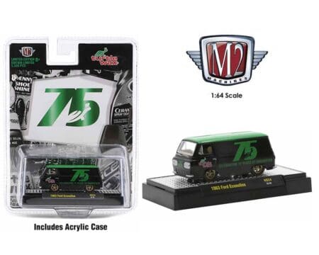 M2 Machines 1:64 1963 Ford Econoline Turtle Wax 75th Anniversary Special - Auto-Thentics - Hobby Exclusive