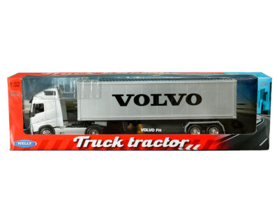 Volvo FH 2-AXLE 2016 Red 1:32 Die Cast Welly Maquette Camion 