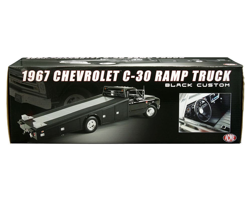 ACME 1:18 1967 Chevrolet C-30 Ramp Truck - Black Custom