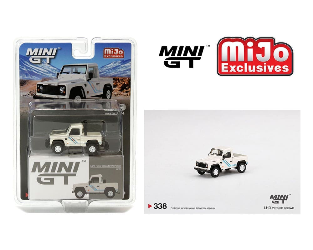 Land Rover Defender 90 Pickup Bronze Green By MINI GT