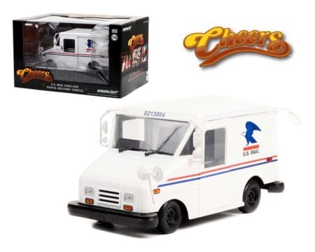 Greenlight 1:18 Cliff Clavin's U.S. Mail Long-Life Postal Delivery Vehicle (LLV) - Cheers (1982-93 TV Series)