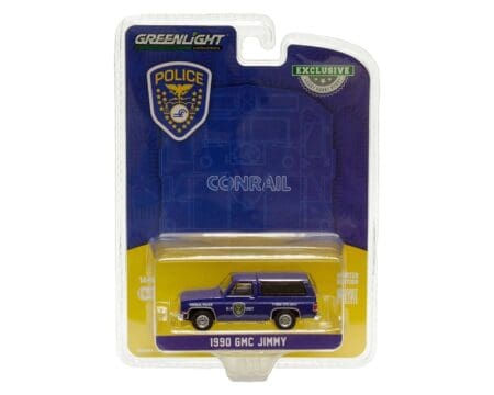 Greenlight 1:64 1990 GMC Jimmy - Conrail (Consolidated Rail Corporation) Police K-9 Unit