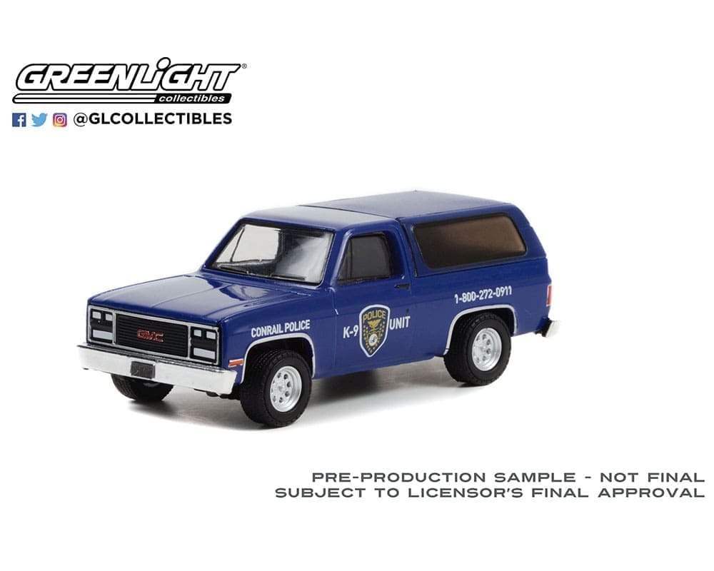 Greenlight 1:64 1990 GMC Jimmy - Conrail (Consolidated Rail