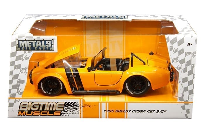 Amazon.com: Jada Toys Bigtime Muscle 1:24 1965 Shelby Cobra
