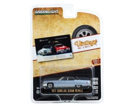Greenlight 1:64 1972 Cadillac DeVille Sedan - Vintage Ad Cars Series 7