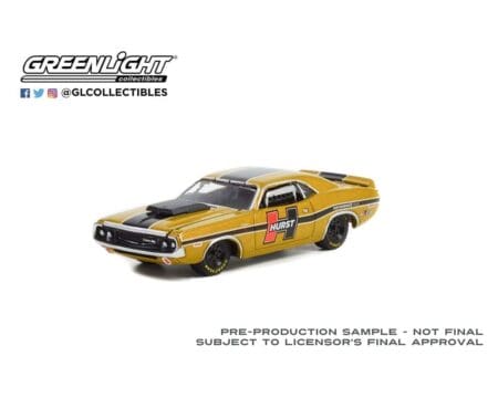 Greenlight 1:64 Running On Empty Series 14 - 1970 Dodge Challenger RT - Hurst Performance Plus - Image 2