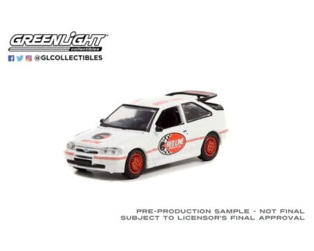 Greenlight 1:64 Running On Empty Series 14 - 1995 Ford Escort RS Cosworth - Red Line Synthetic Oil - Image 2